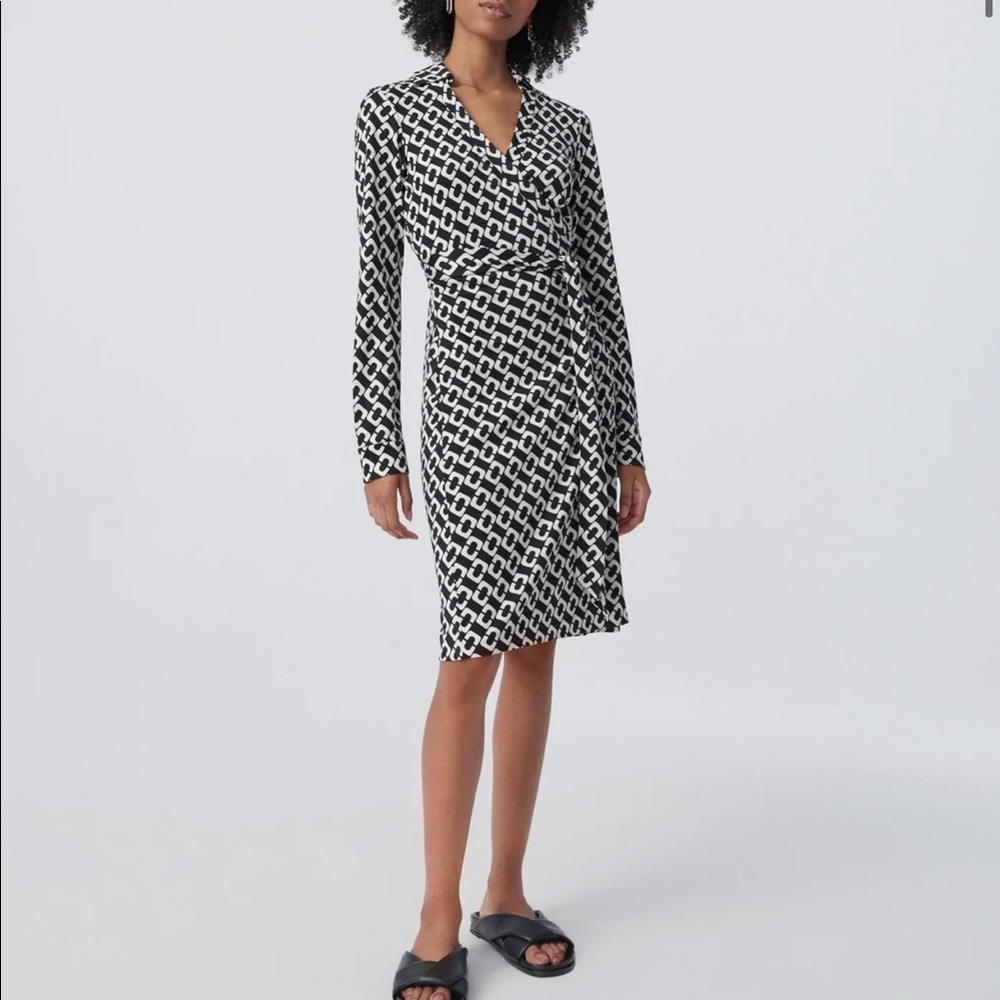 Diane Von Furstenberg Jeanne Two Silk Jersey Wrap Dress